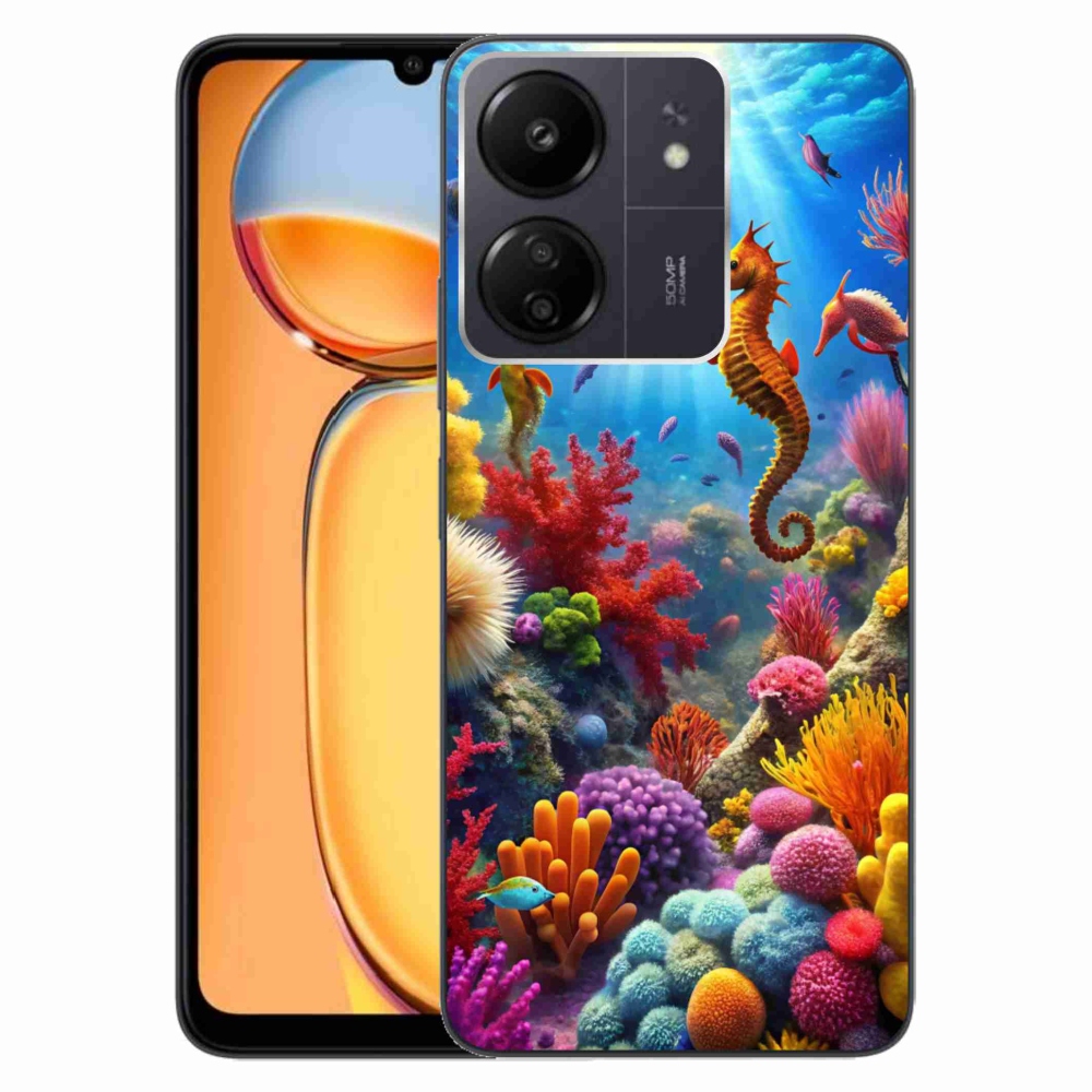 Gélový kryt mmCase na Xiaomi Poco C65/Redmi 13C - morský svet 3