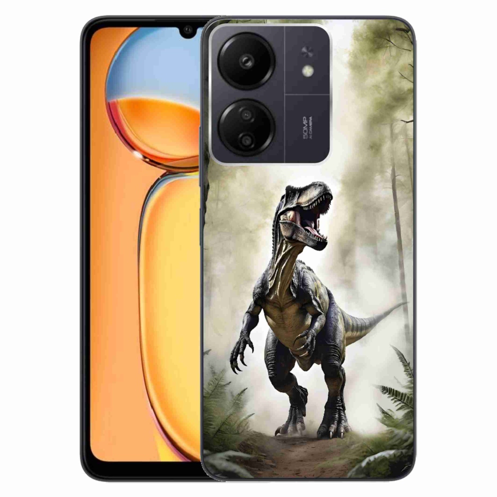 Gélový kryt mmCase na Xiaomi Poco C65/Redmi 13C - naštvaný T-Rex