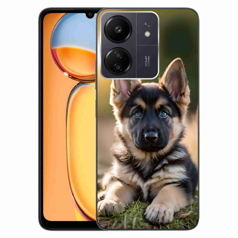 Gélový kryt mmCase na Xiaomi Poco C65/Redmi 13C - nemecký ovčiak v prírode