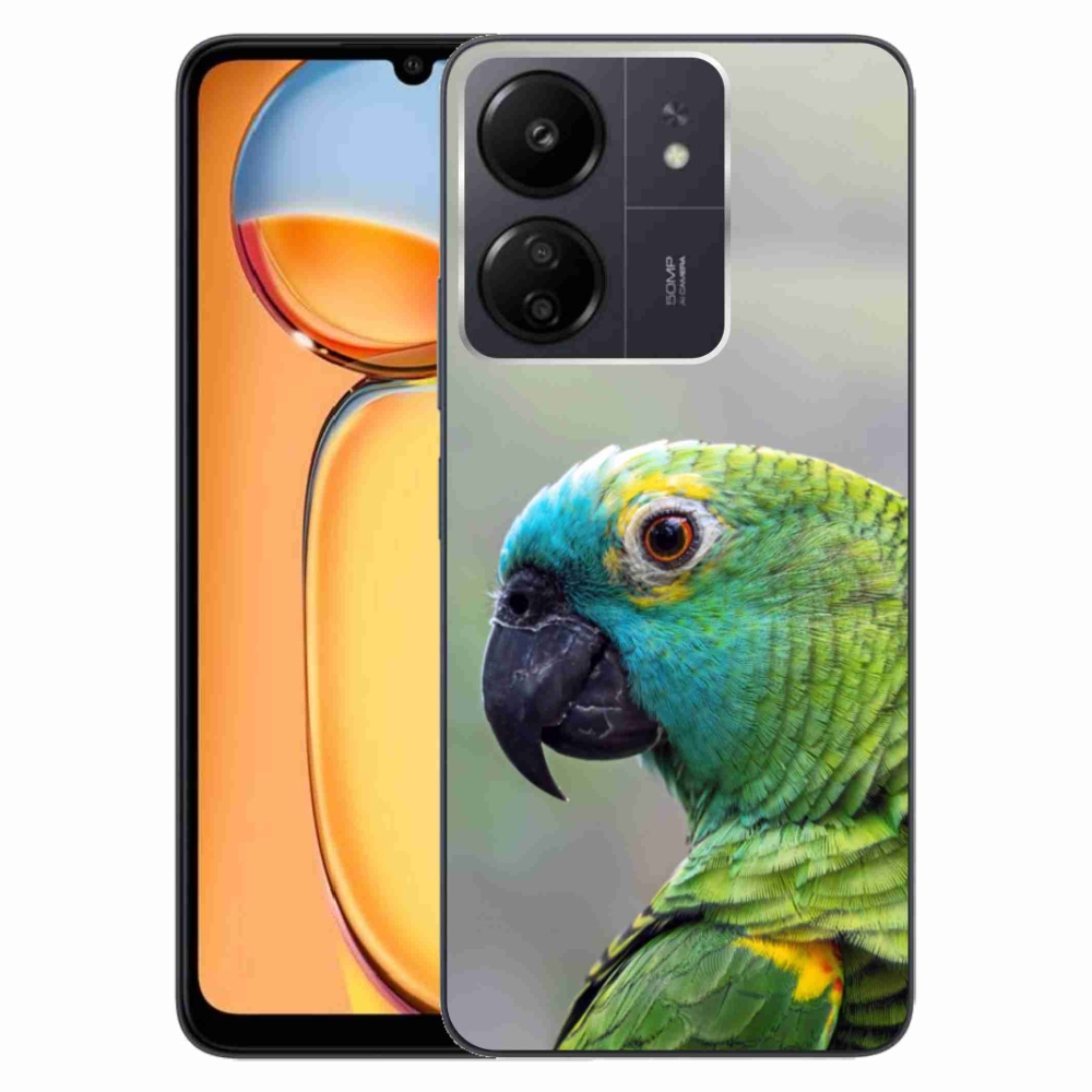Gélový kryt mmCase na Xiaomi Poco C65/Redmi 13C - papagáj amazoňan
