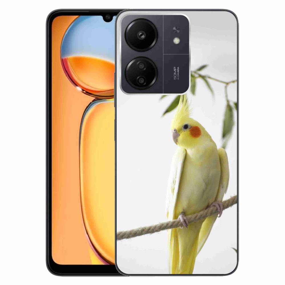 Gélový kryt mmCase na Xiaomi Poco C65/Redmi 13C - papagáj korela chocholatá