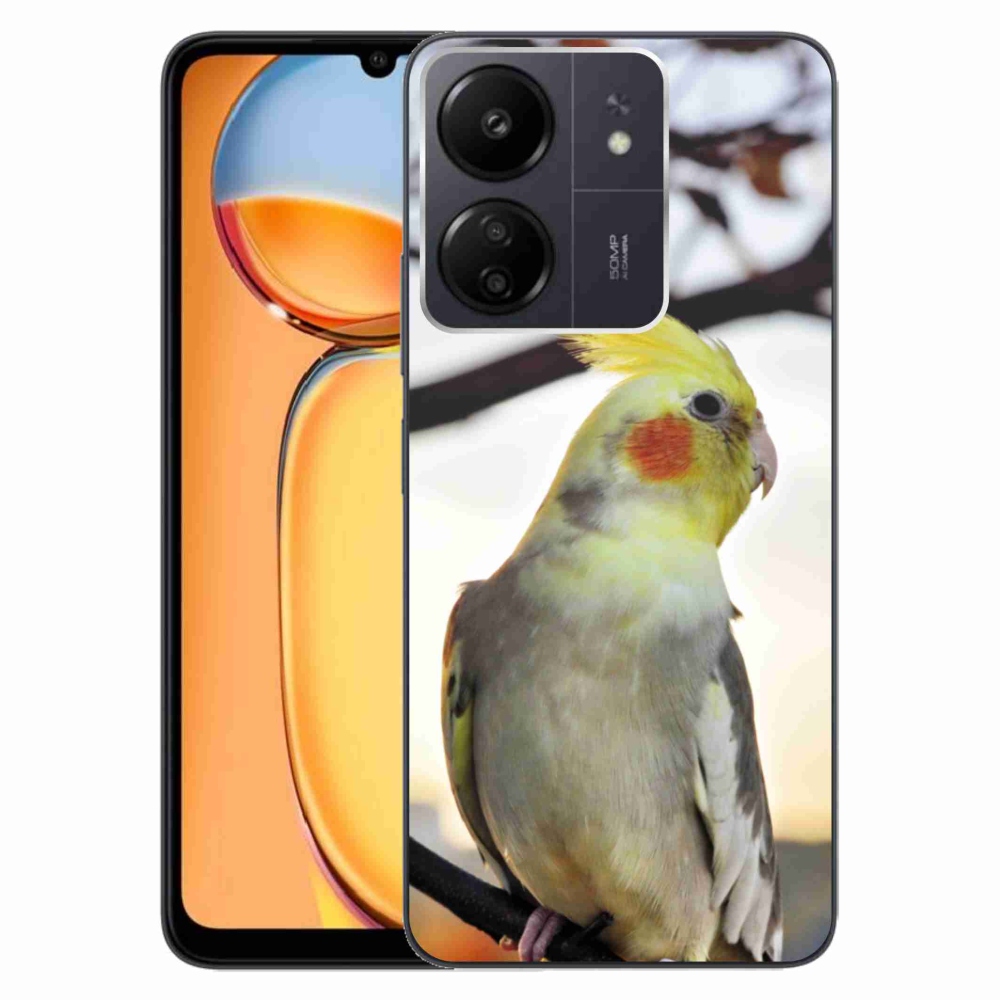 Gélový kryt mmCase na Xiaomi Poco C65/Redmi 13C - papagáj korela