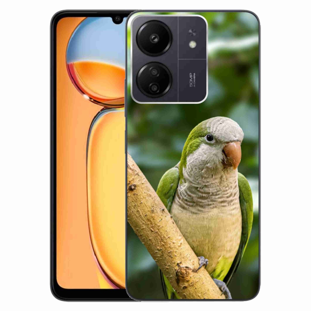 Gélový kryt mmCase na Xiaomi Poco C65/Redmi 13C - papagáj mníšok