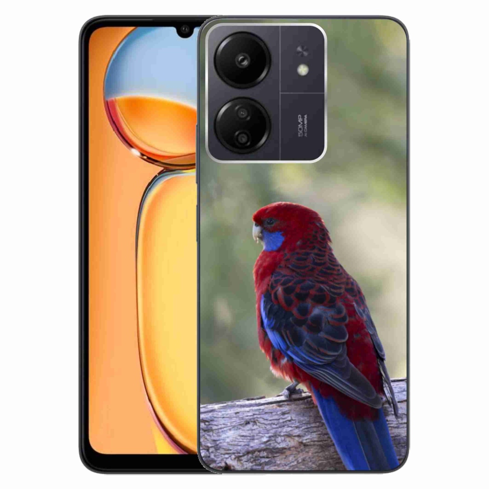 Gélový kryt mmCase na Xiaomi Poco C65/Redmi 13C - papagáj rosela