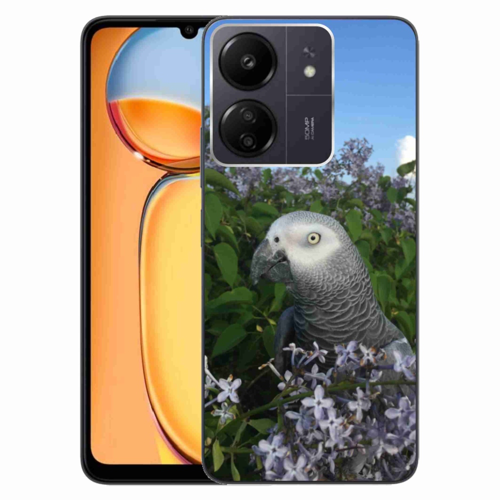 Gélový kryt mmCase na Xiaomi Poco C65/Redmi 13C - papagáj žako