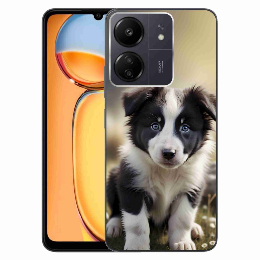 Gélový kryt mmCase na Xiaomi Poco C65/Redmi 13C - roztomilá border kólia