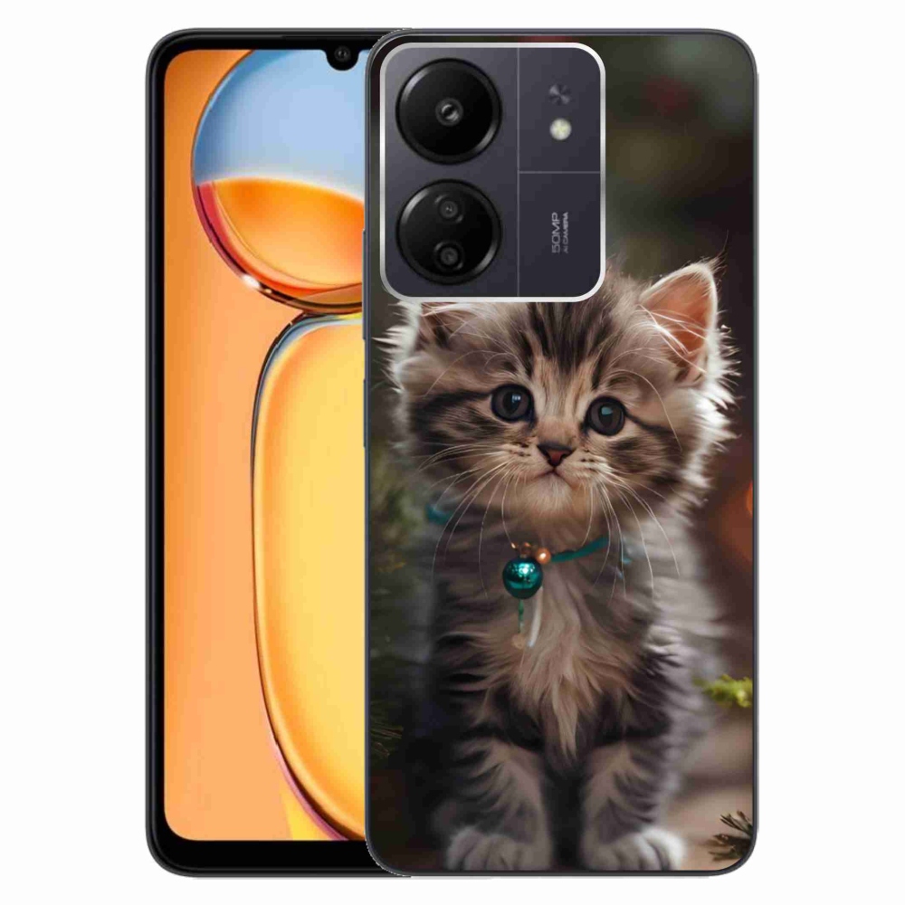 Gélový kryt mmCase na Xiaomi Poco C65/Redmi 13C - roztomilé mačiatko 11