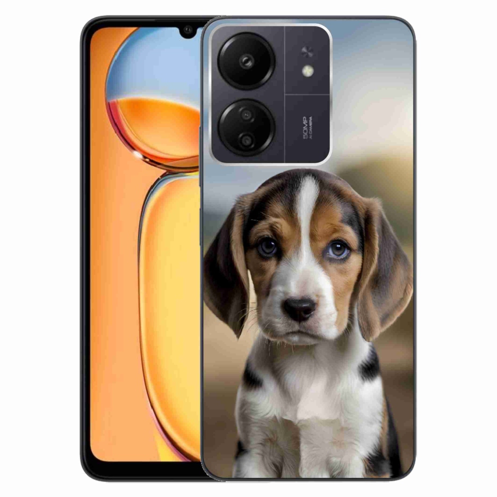 Gélový kryt mmCase na Xiaomi Poco C65/Redmi 13C - roztomilý bígl