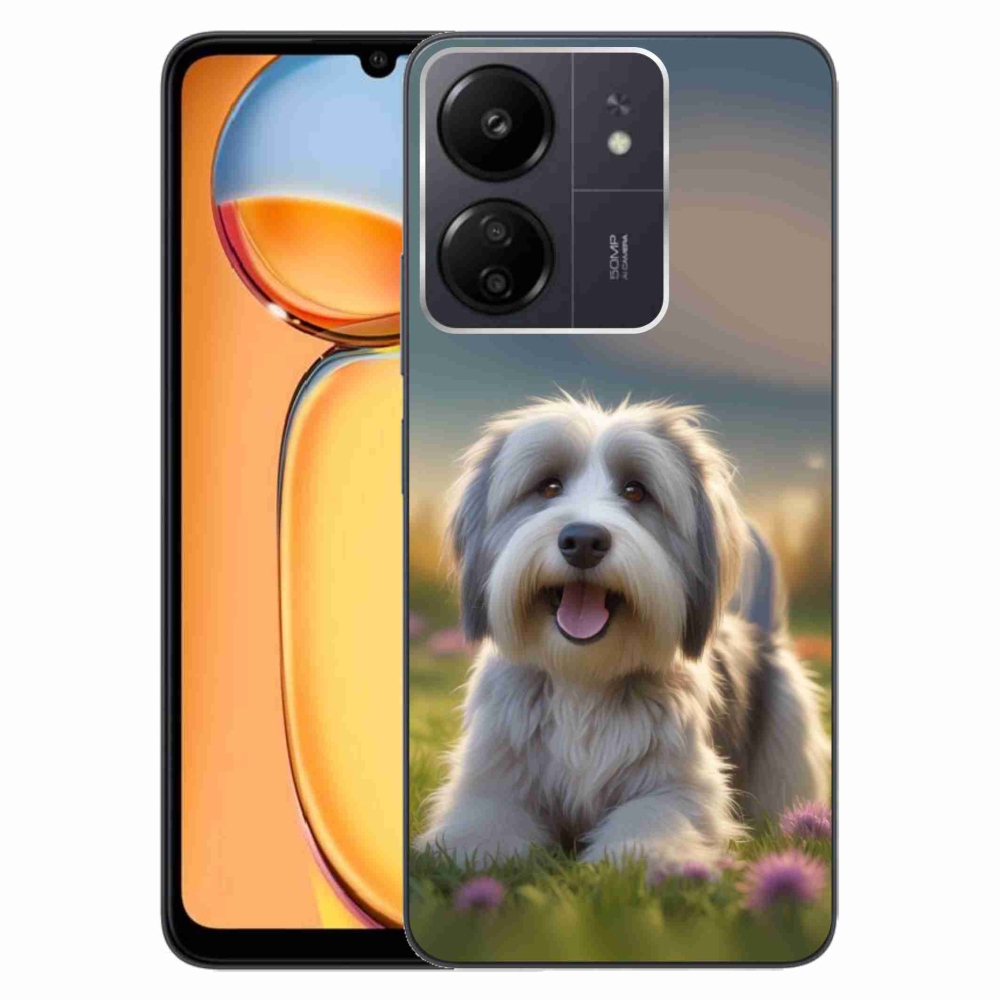 Gélový kryt mmCase na Xiaomi Poco C65/Redmi 13C - roztomilý havanský psík