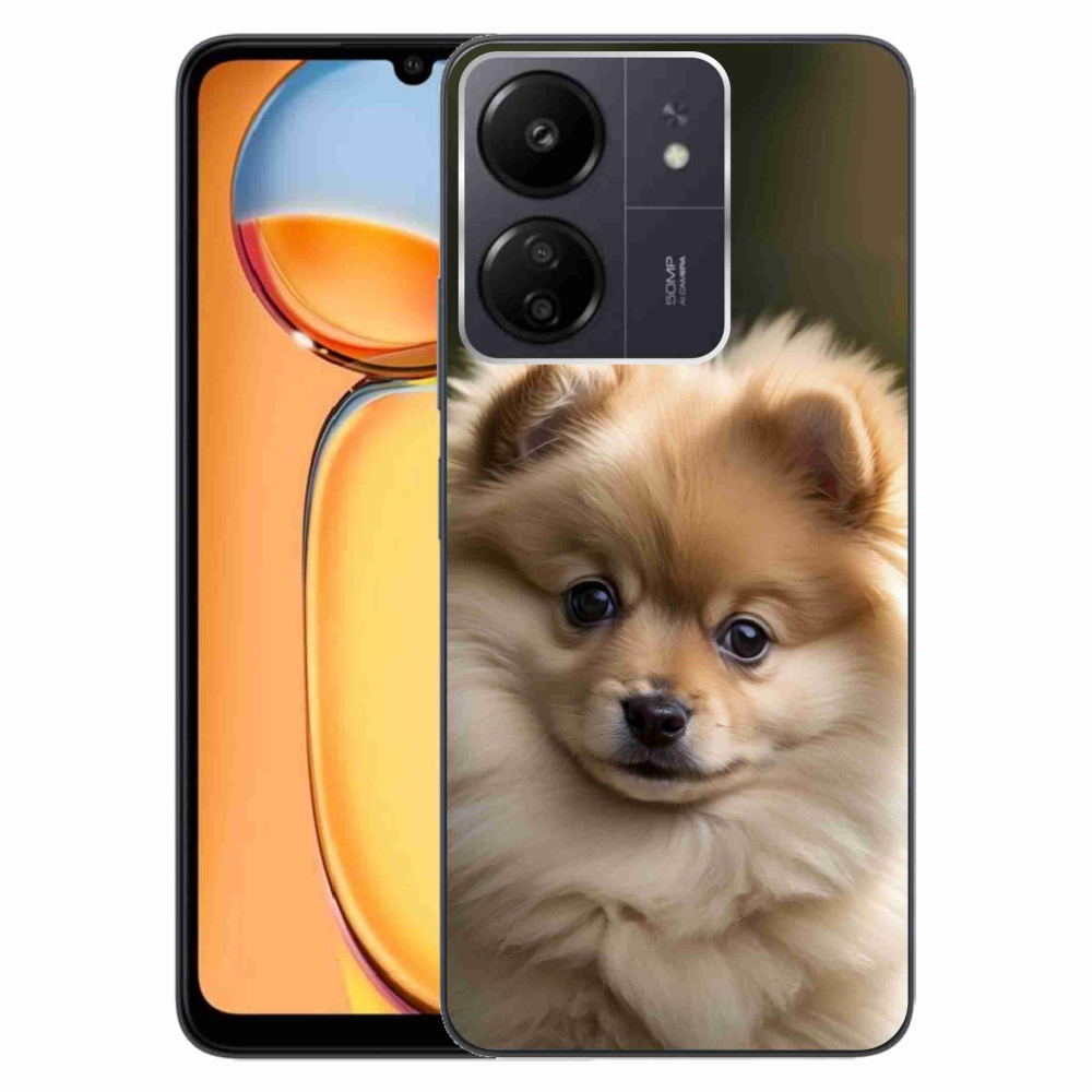 Gélový kryt mmCase na Xiaomi Poco C65/Redmi 13C - roztomilý pomeranian 2