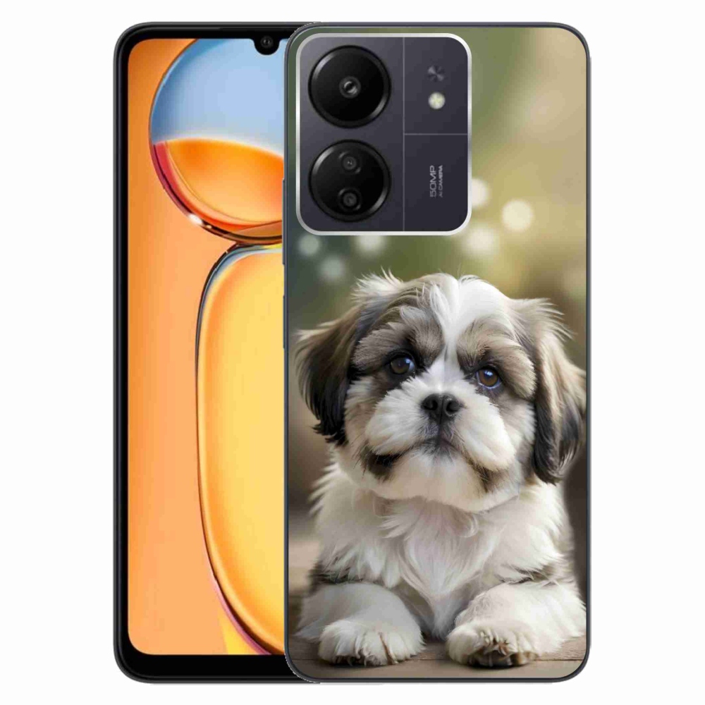 Gélový kryt mmCase na Xiaomi Poco C65/Redmi 13C - roztomilý shih-tzu