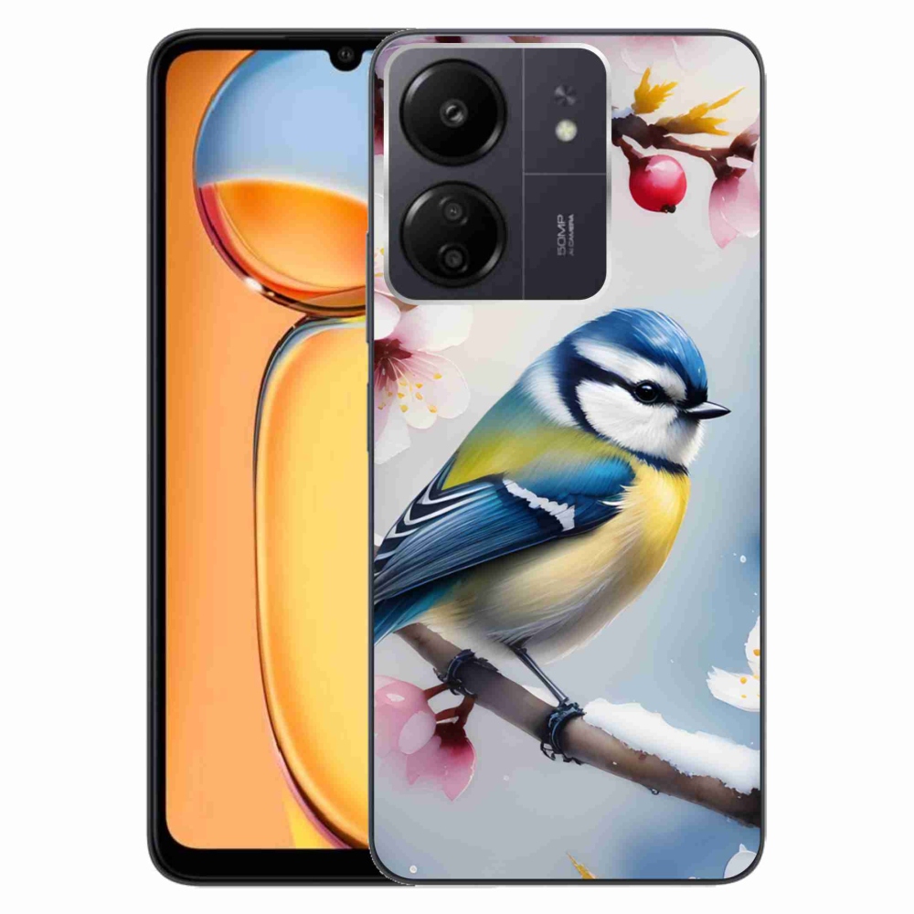 Gélový kryt mmCase na Xiaomi Poco C65/Redmi 13C - sýkorka