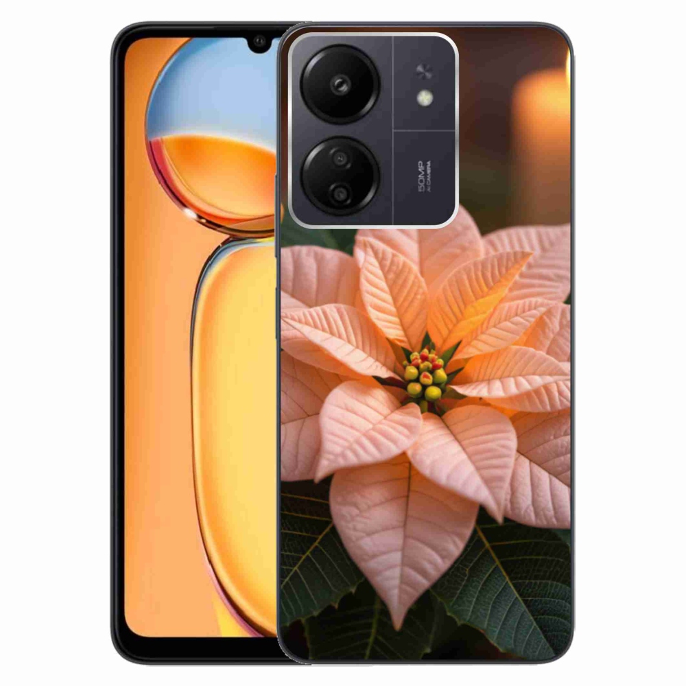 Gélový kryt mmCase na Xiaomi Poco C65/Redmi 13C - vianočná hviezda