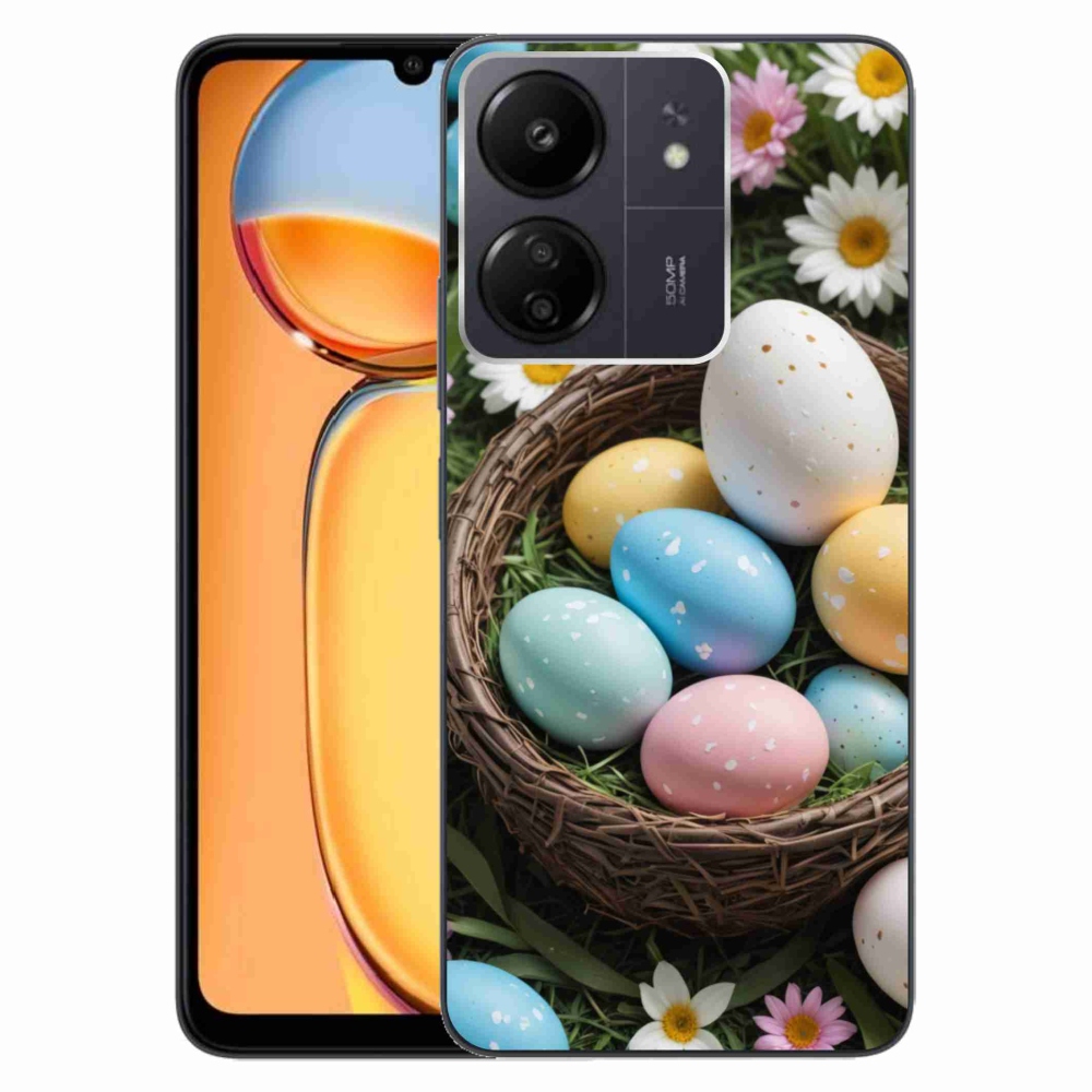 Gélový kryt mmCase na Xiaomi Poco C65/Redmi 13C - veľkonočné vajíčka 2