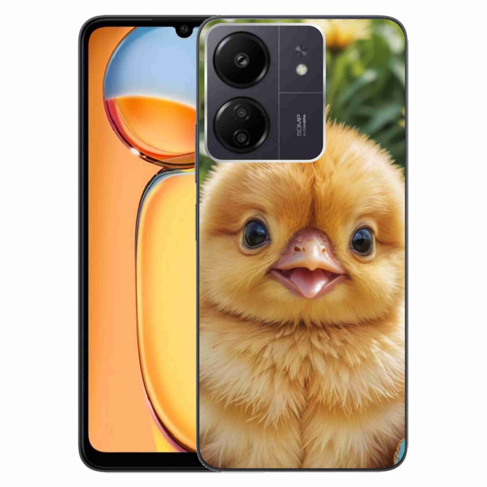 Gélový kryt mmCase na Xiaomi Poco C65/Redmi 13C - veselé kuriatko