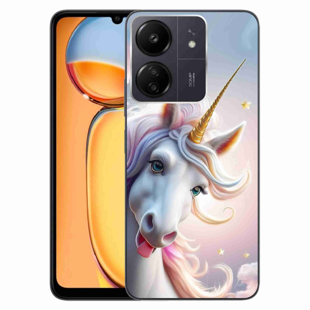 Gélový kryt mmCase na Xiaomi Poco C65/Redmi 13C - veselý jednorožec
