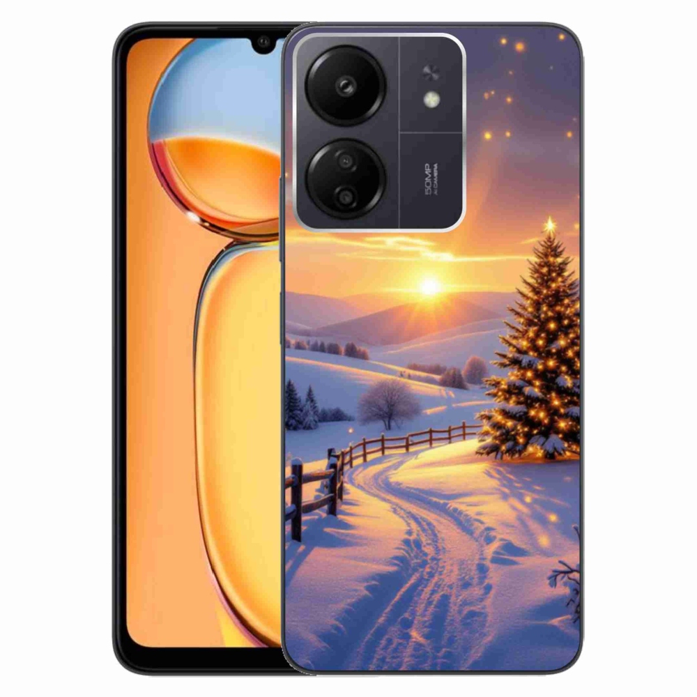 Gélový kryt mmCase na Xiaomi Poco C65/Redmi 13C - zimná krajina