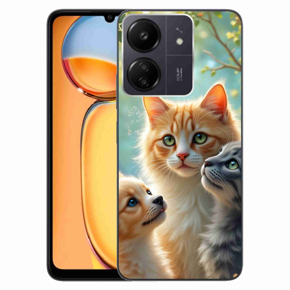 Gélový kryt mmCase na Xiaomi Poco C65/Redmi 13C - zvieracie priateľstvo 2