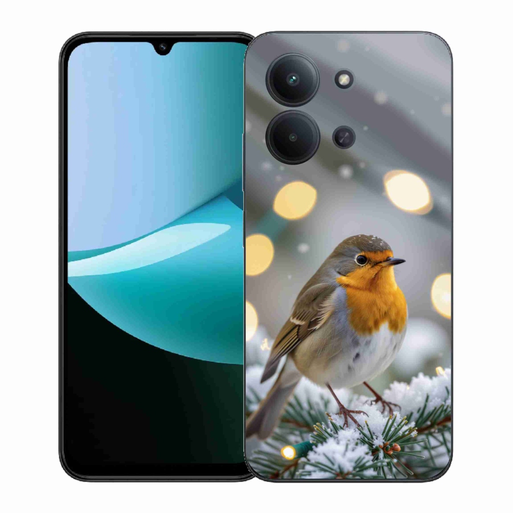 Gélový kryt mmCase na Xiaomi Poco C85 (171mm)/Redmi 15C (171mm) - červienka v zime