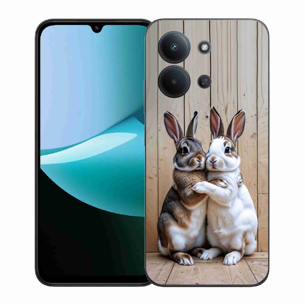 Gélový kryt mmCase na Xiaomi Poco C85 (171mm)/Redmi 15C (171mm) - králičie pár