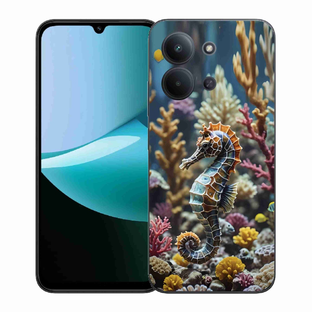 Gélový kryt mmCase na Xiaomi Poco C85 (171mm)/Redmi 15C (171mm) - morský koník 2