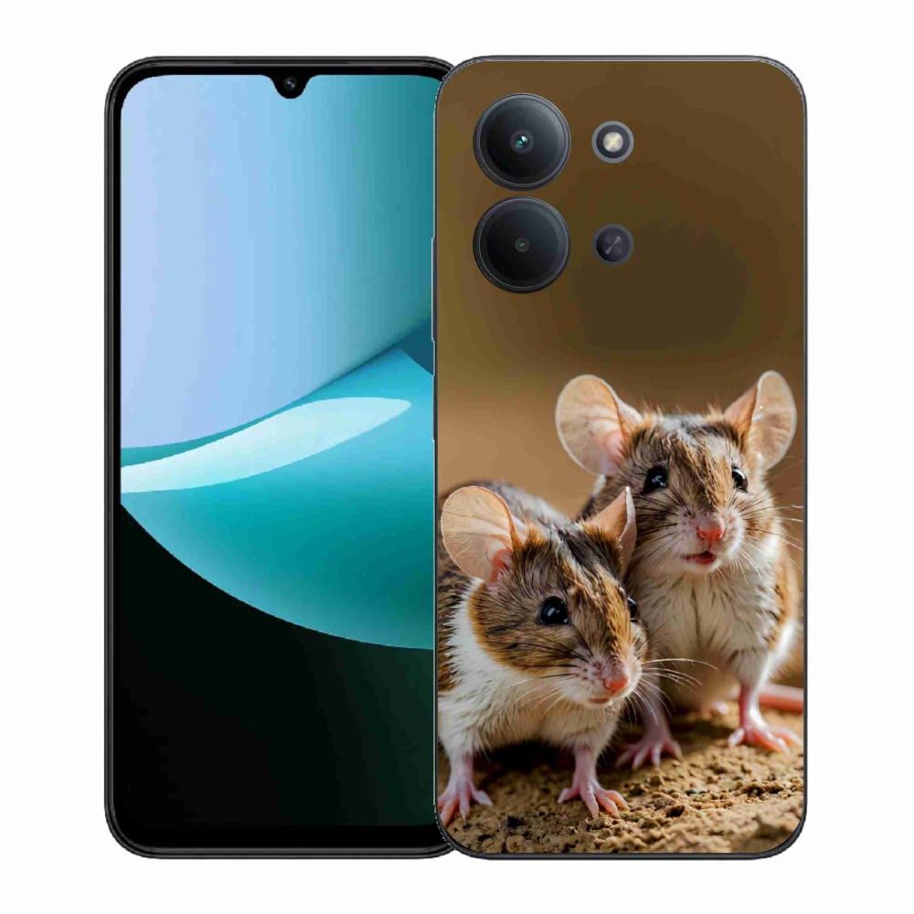 Gélový kryt mmCase na Xiaomi Poco C85 (171mm)/Redmi 15C (171mm) - myší duo