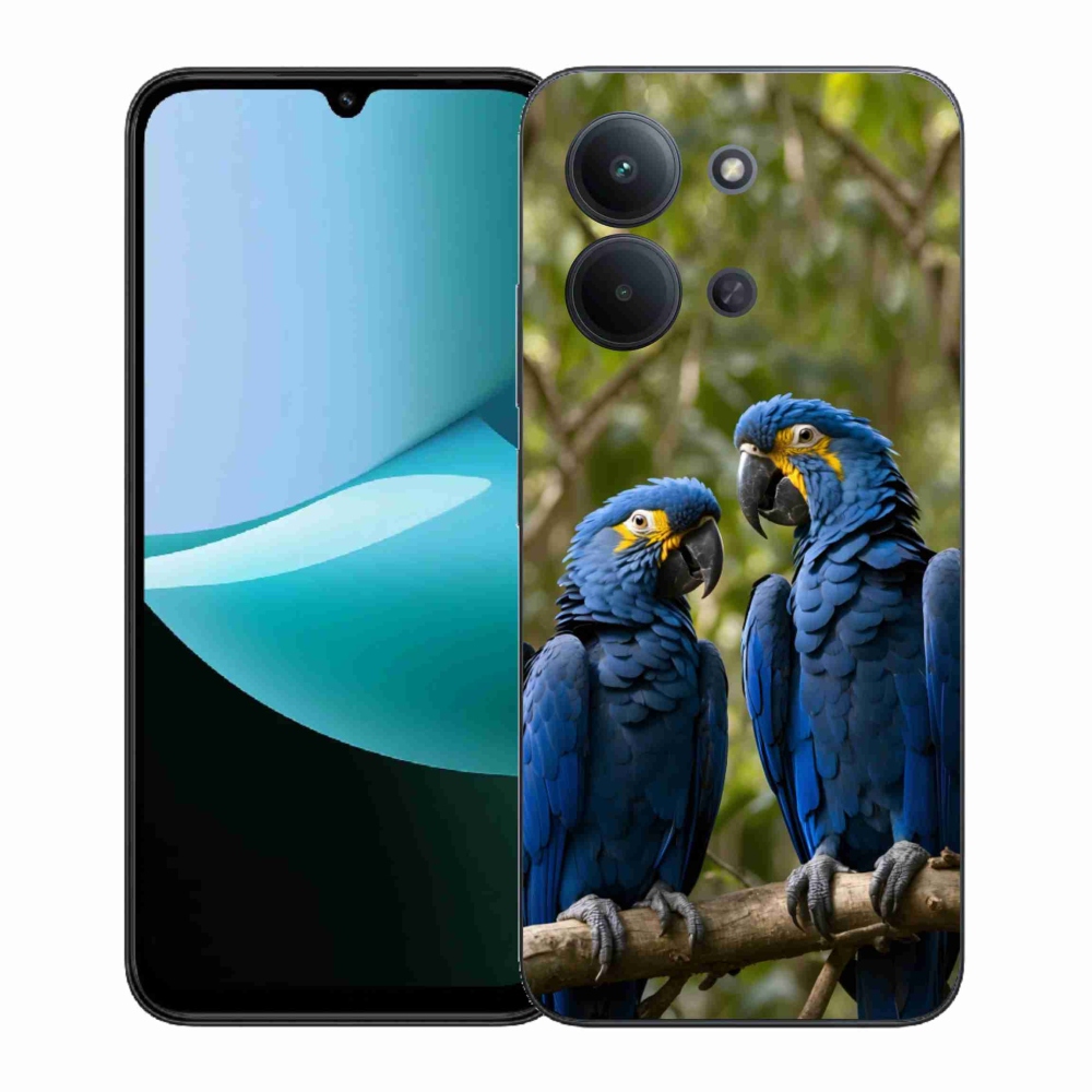 Gélový kryt mmCase na Xiaomi Poco C85 (171mm)/Redmi 15C (171mm) - papagájové duo