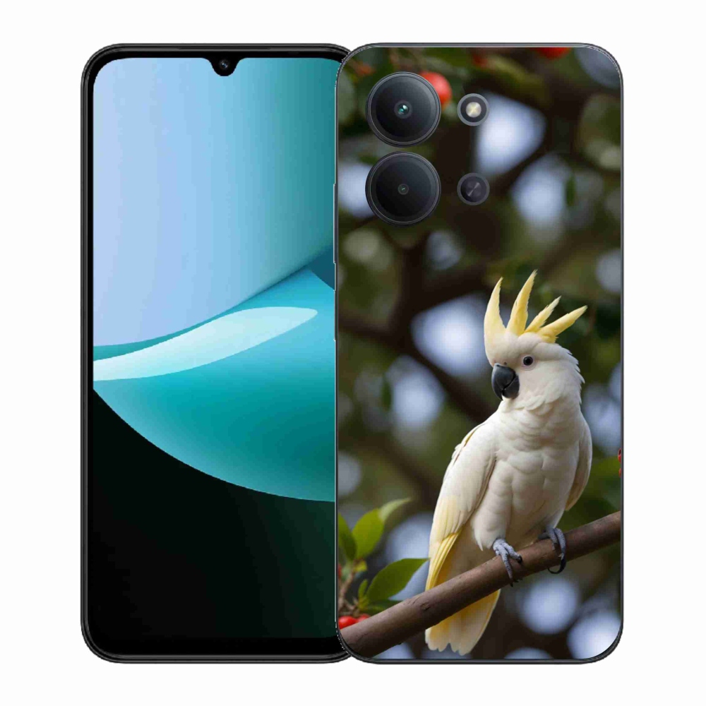 Gélový kryt mmCase na Xiaomi Poco C85 (171mm)/Redmi 15C (171mm) - papagáj kakadu 3