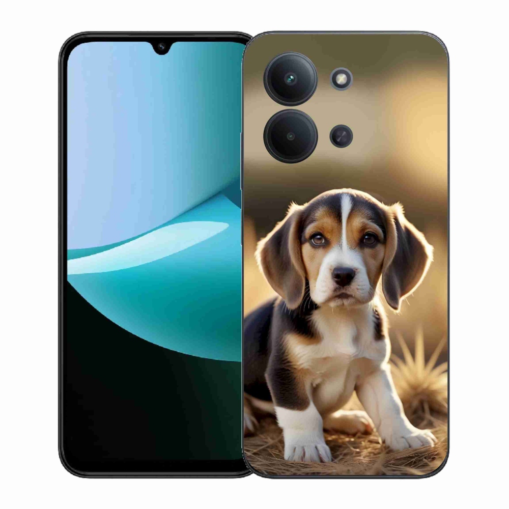 Gélový kryt mmCase na Xiaomi Poco C85 (171mm)/Redmi 15C (171mm) - roztomilý bígl