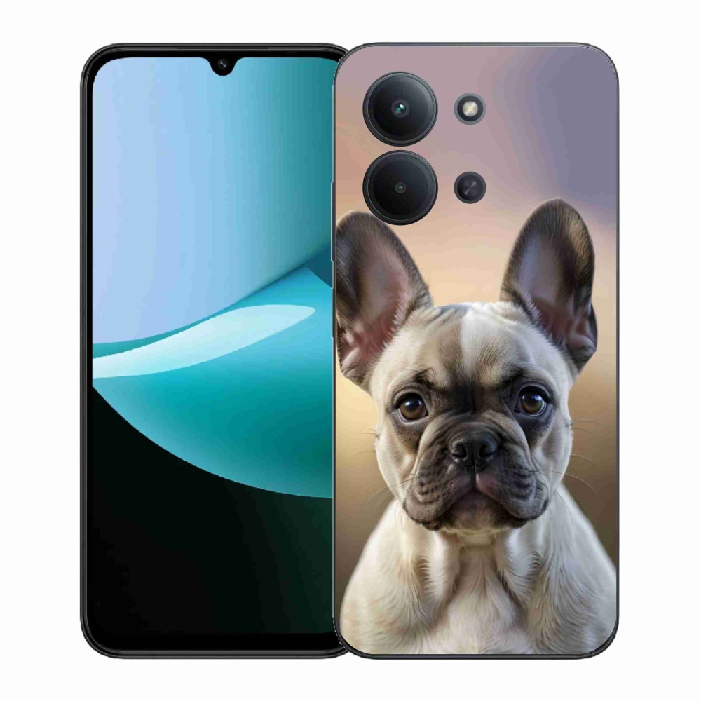 Gélový kryt mmCase na Xiaomi Poco C85 (171mm)/Redmi 15C (171mm) - roztomilý francúzsky buldoček