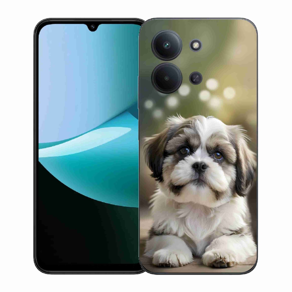 Gélový kryt mmCase na Xiaomi Poco C85 (171mm)/Redmi 15C (171mm) - roztomilý shih-tzu