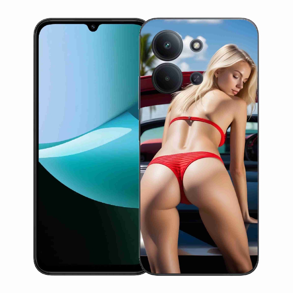Gélový kryt mmCase na Xiaomi Poco C85 (171mm)/Redmi 15C (171mm) - sexy žena 2