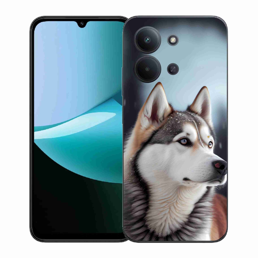 Gélový kryt mmCase na Xiaomi Poco C85 (171mm)/Redmi 15C (171mm) - sibírsky husky