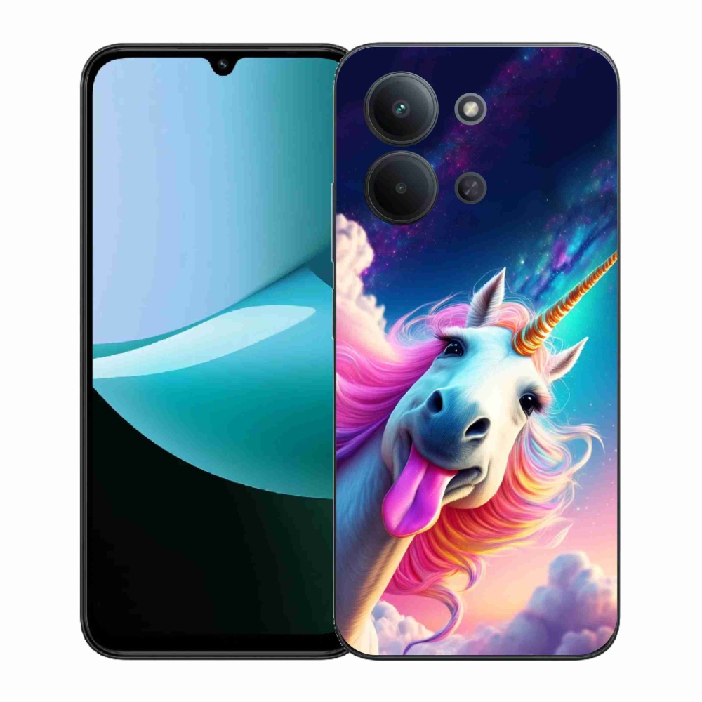 Gélový kryt mmCase na Xiaomi Poco C85 (171mm)/Redmi 15C (171mm) - šialený jednorožec