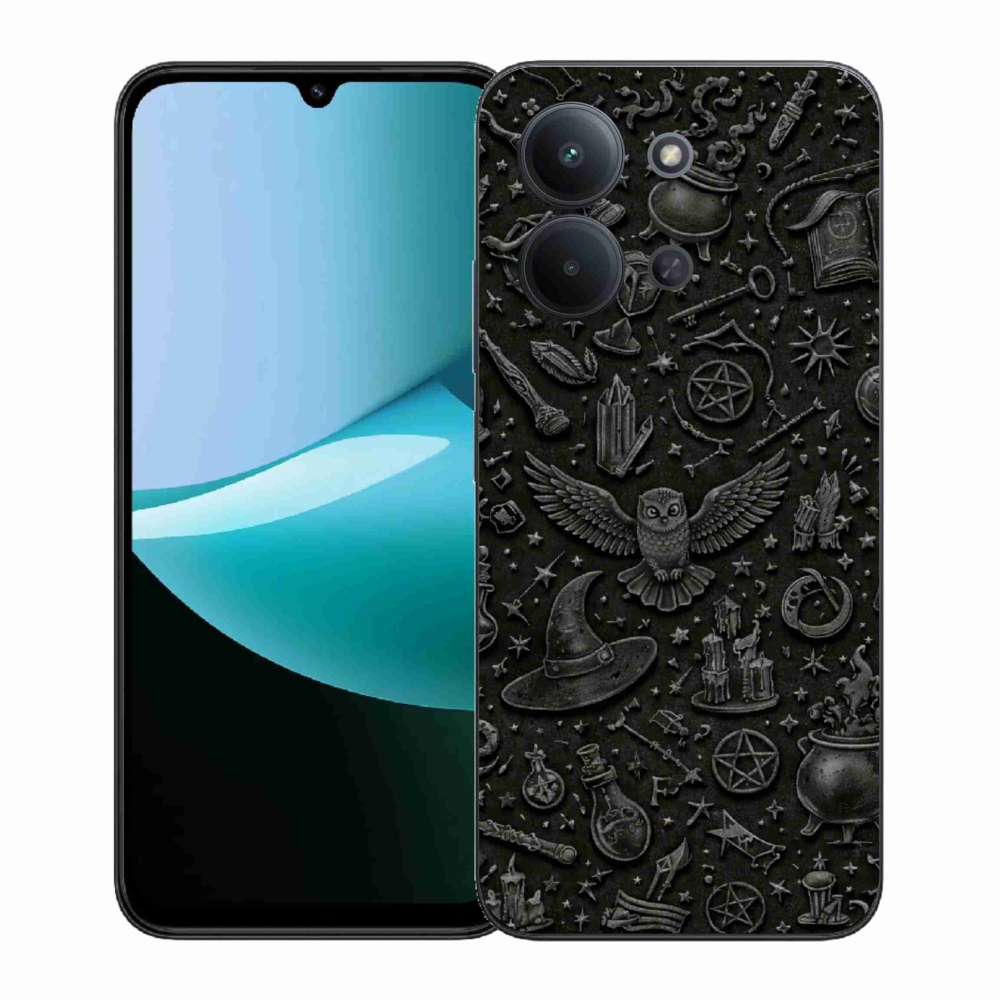 Gélový kryt mmCase na Xiaomi Poco C85 (171mm)/Redmi 15C (171mm) - tmavý magický svet