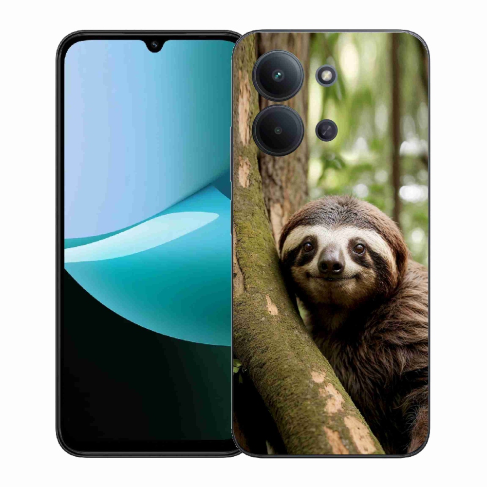 Gélový kryt mmCase na Xiaomi Poco C85 (171mm)/Redmi 15C (171mm) - usmievavý leňochod