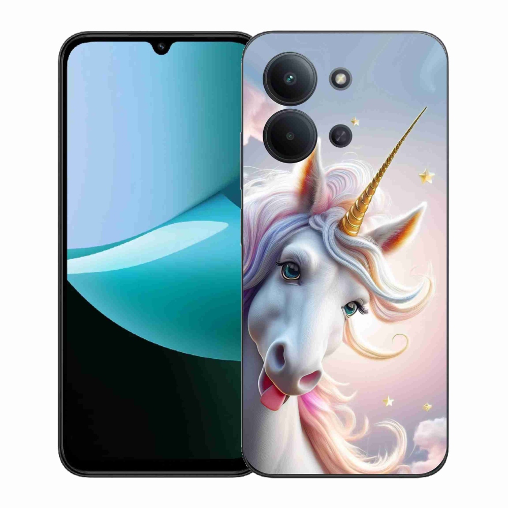 Gélový kryt mmCase na Xiaomi Poco C85 (171mm)/Redmi 15C (171mm) - veselý jednorožec