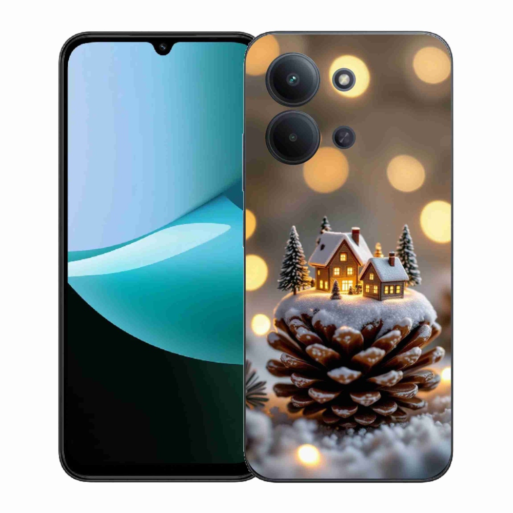 Gélový kryt mmCase na Xiaomi Poco C85 (171mm)/Redmi 15C (171mm) - zimná dedinka