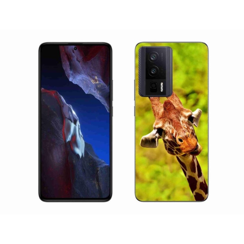 Gélový kryt mmCase na Xiaomi Poco F5 Pro - žirafa