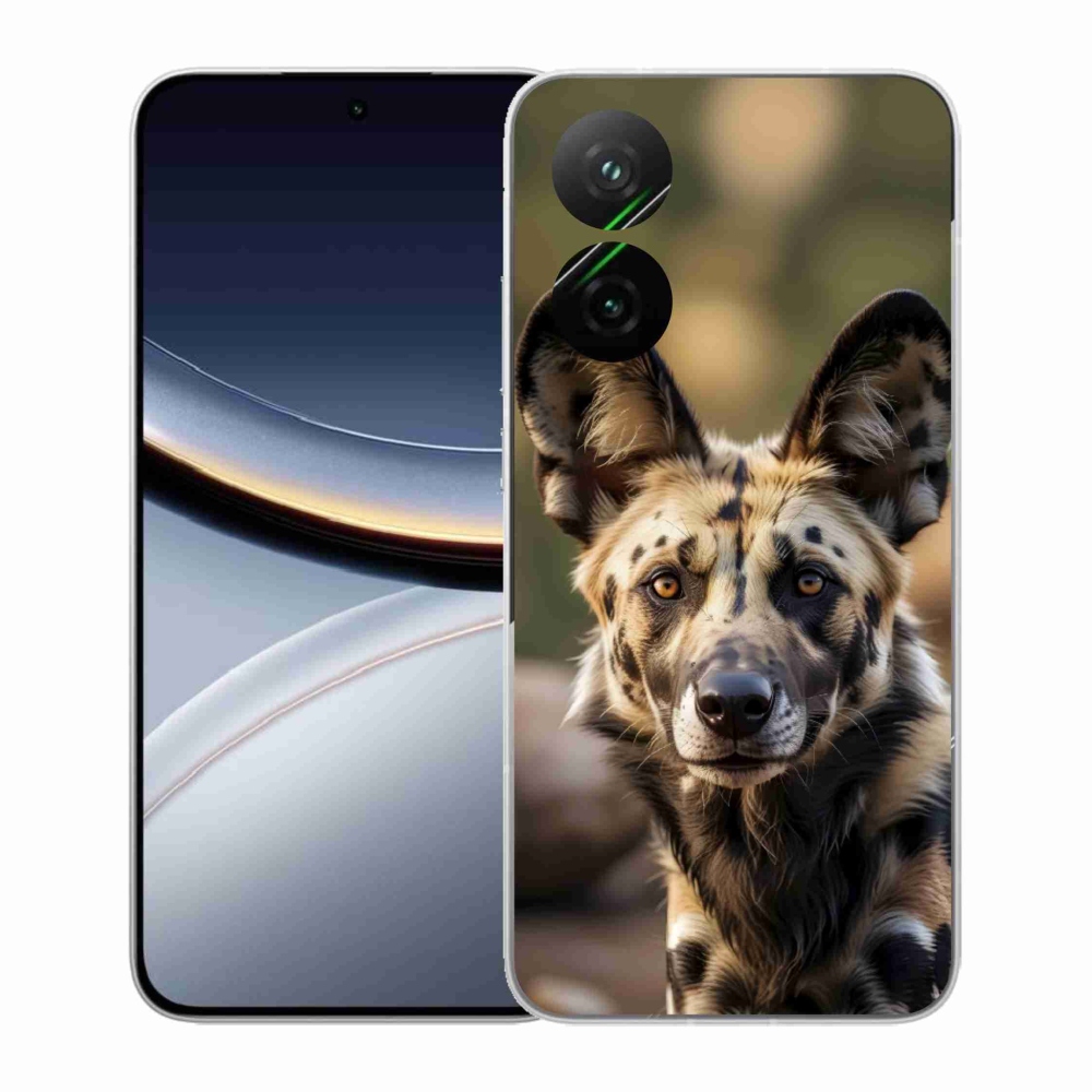 Gélový kryt mmCase na Xiaomi Poco F7 5G - africký divoký pes