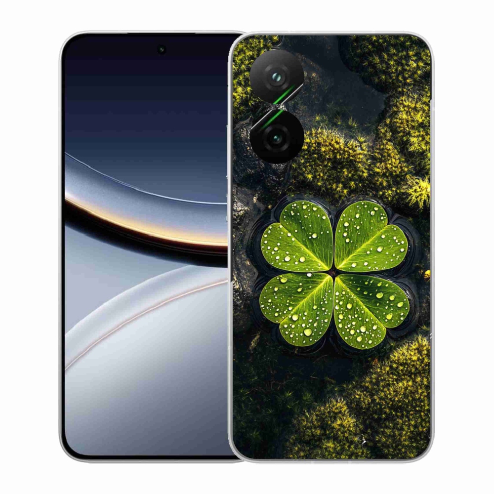 Gélový kryt mmCase na Xiaomi Poco F7 5G - štvorlístok