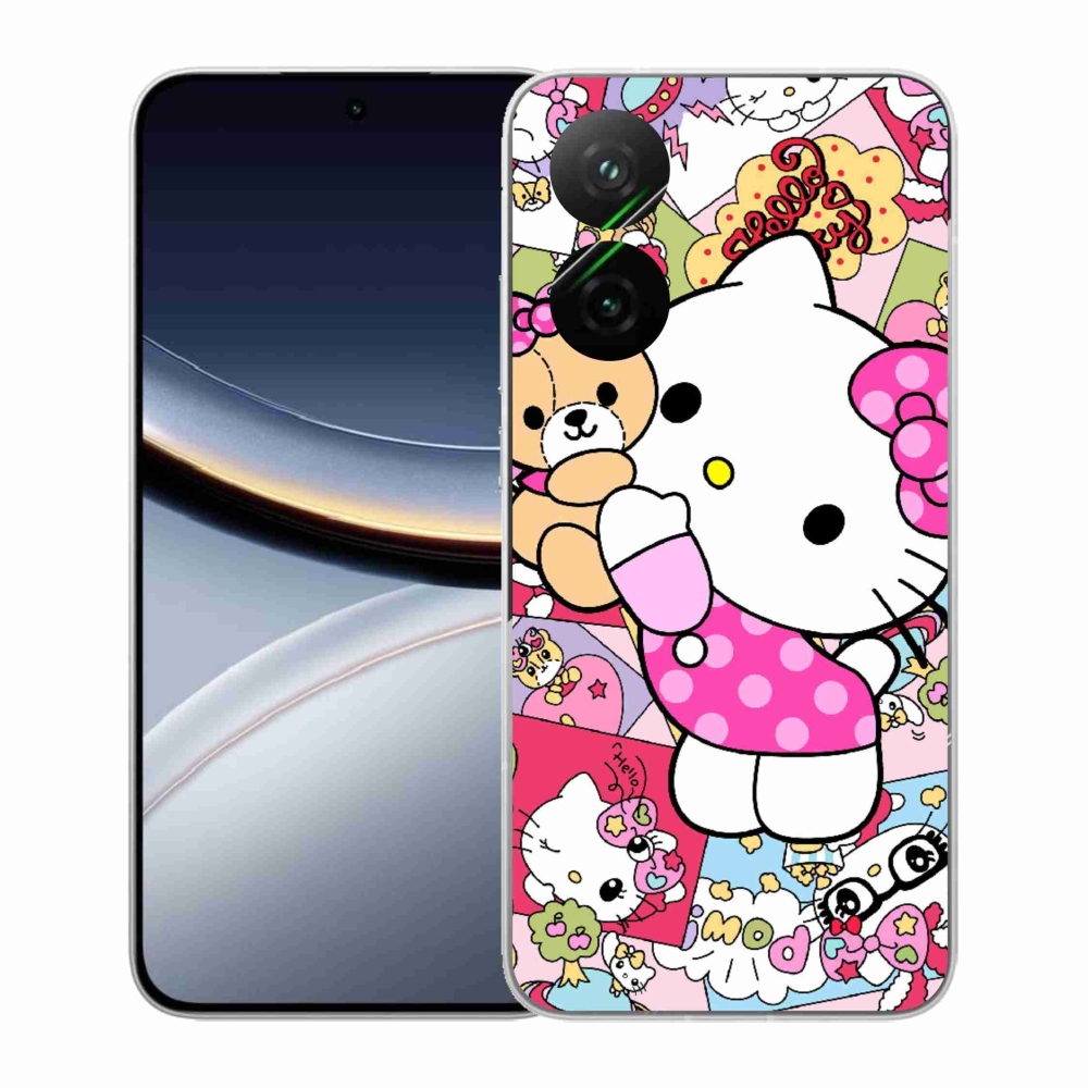 Gélový kryt mmCase na Xiaomi Poco F7 5G - cute kitty