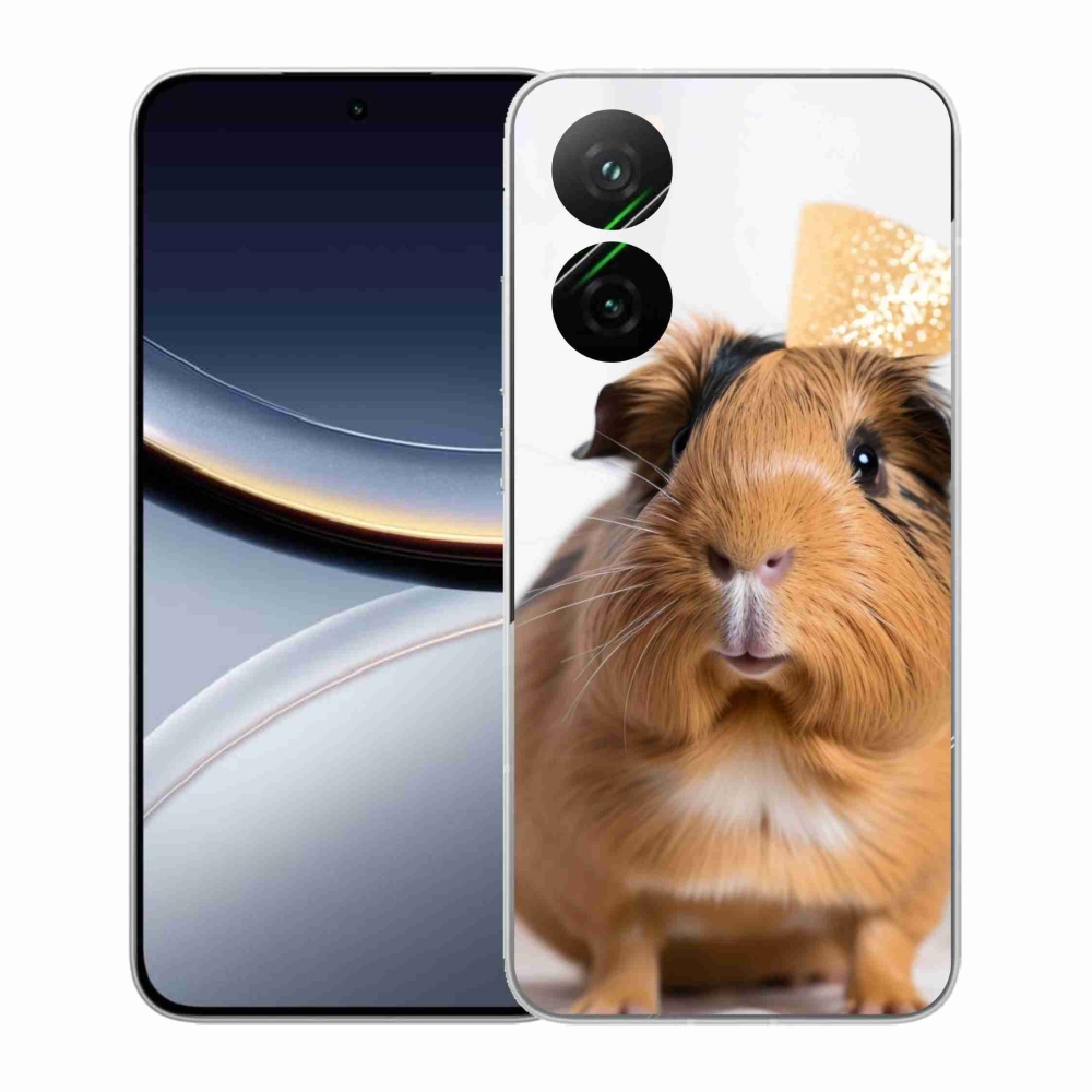 Gélový kryt mmCase na Xiaomi Poco F7 5G - hnedé morča