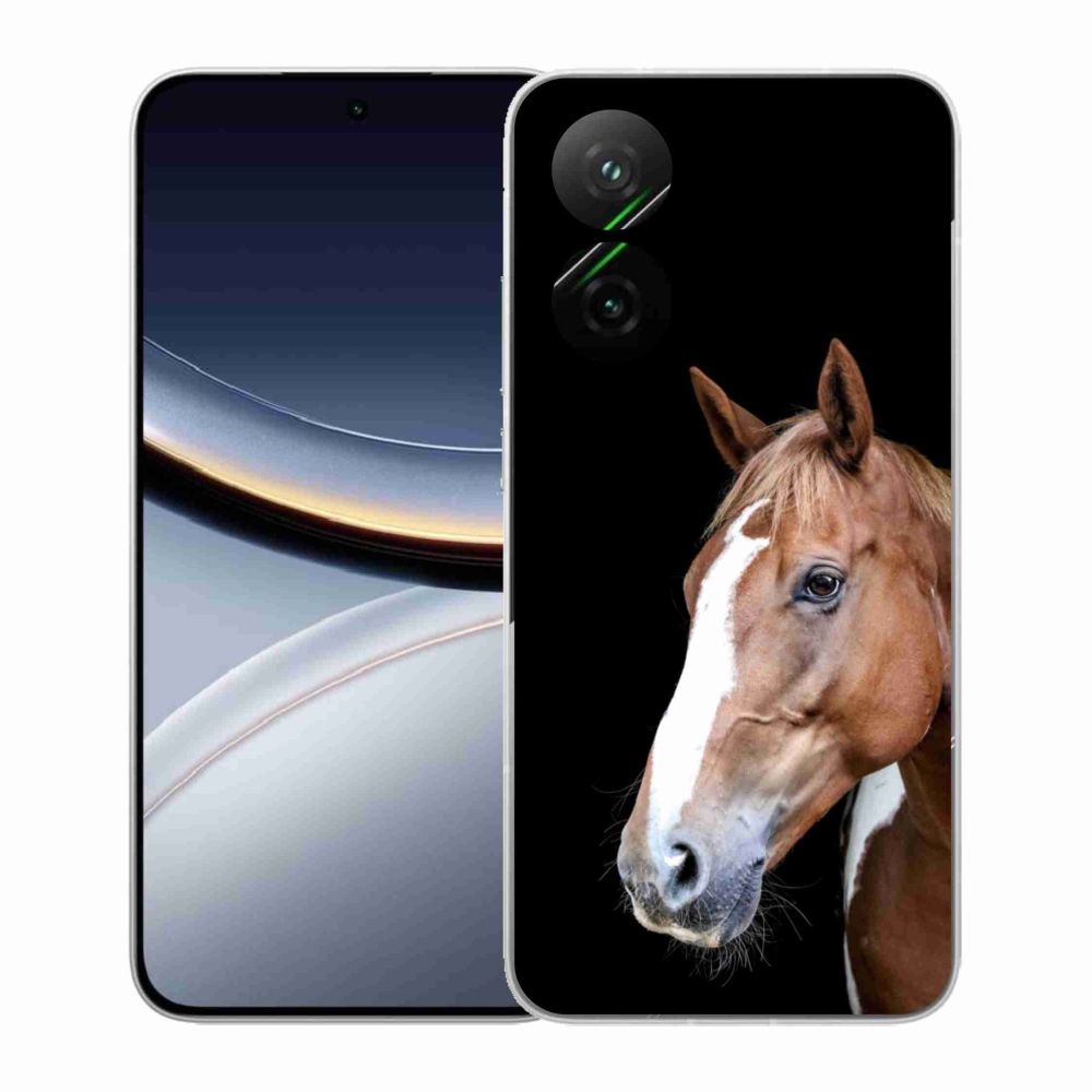 Gélový kryt mmCase na Xiaomi Poco F7 5G - hnedý kôň 3