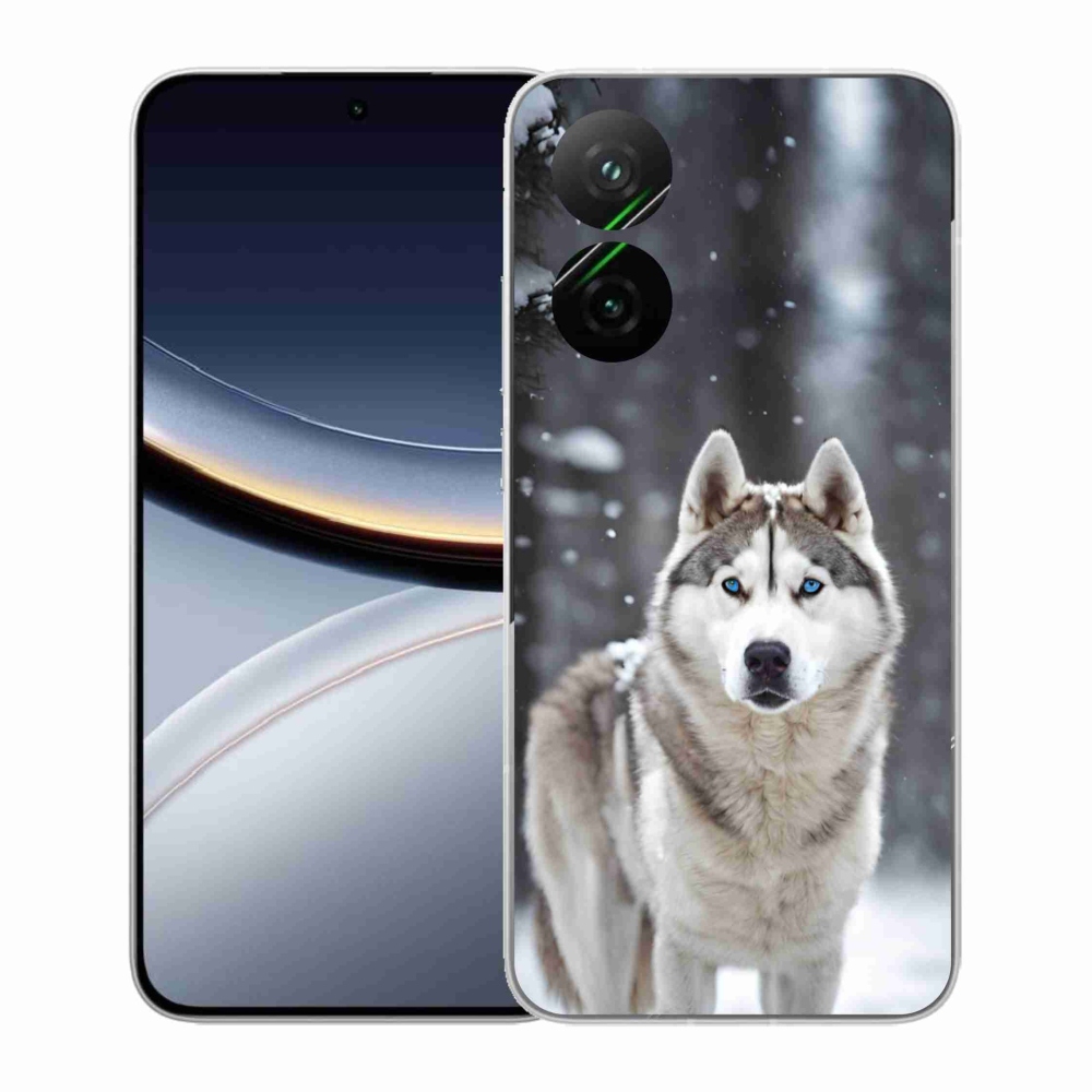 Gélový kryt mmCase na Xiaomi Poco F7 5G - husky 2