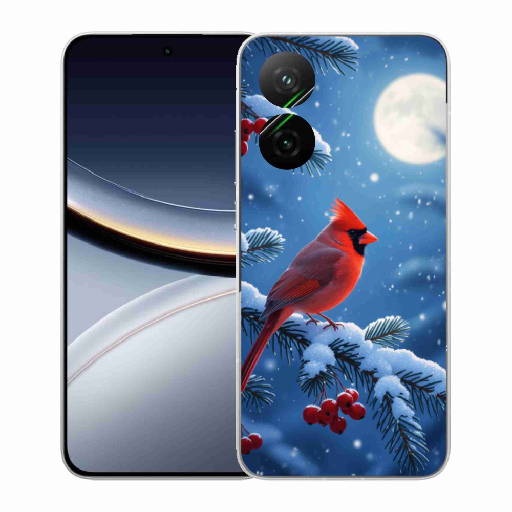 Gélový kryt mmCase na Xiaomi Poco F7 5G - kardinál červený