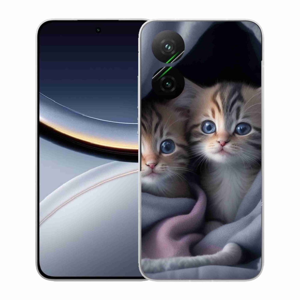 Gélový kryt mmCase na Xiaomi Poco F7 5G - mačacie duo 2