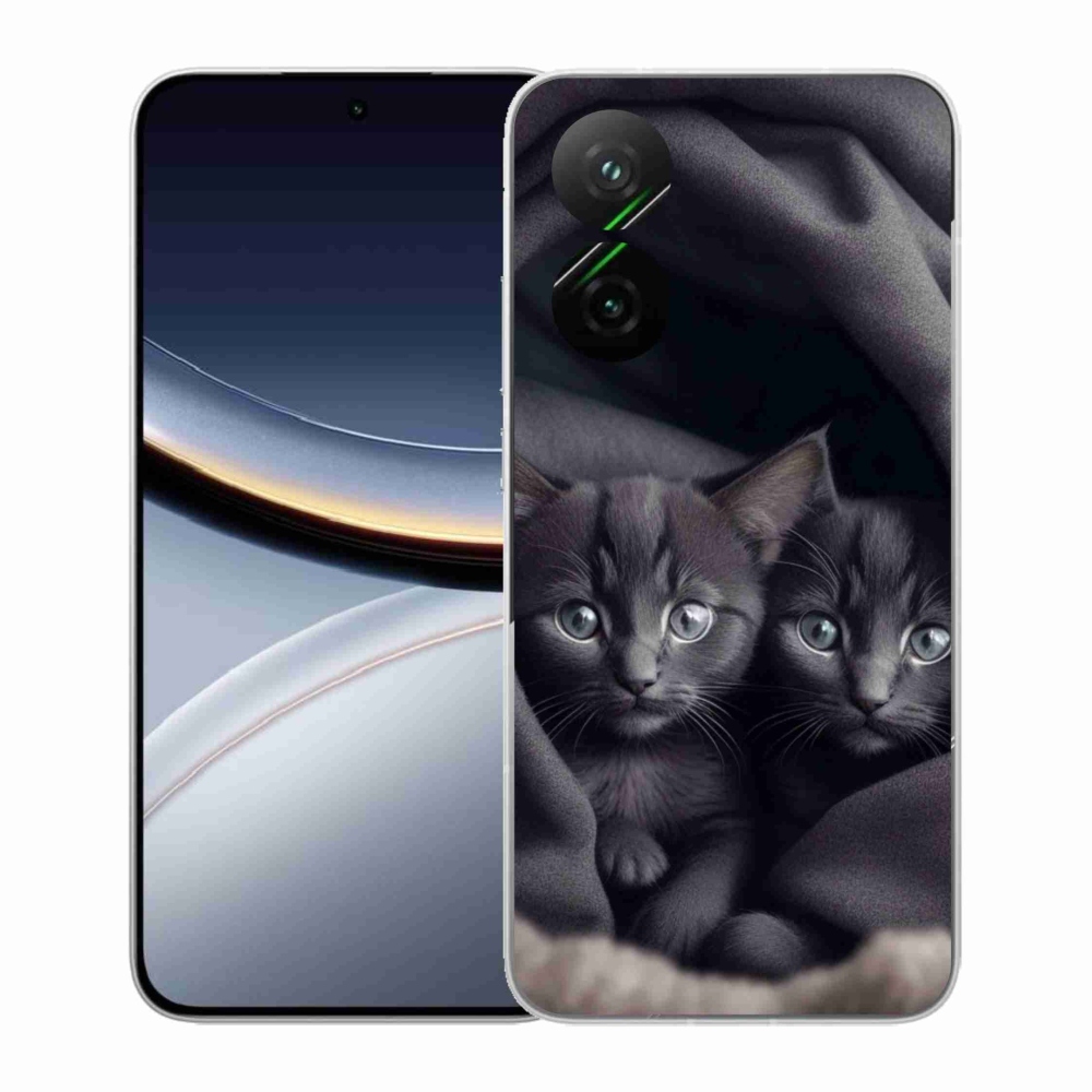 Gélový kryt mmCase na Xiaomi Poco F7 5G - mačacie duo