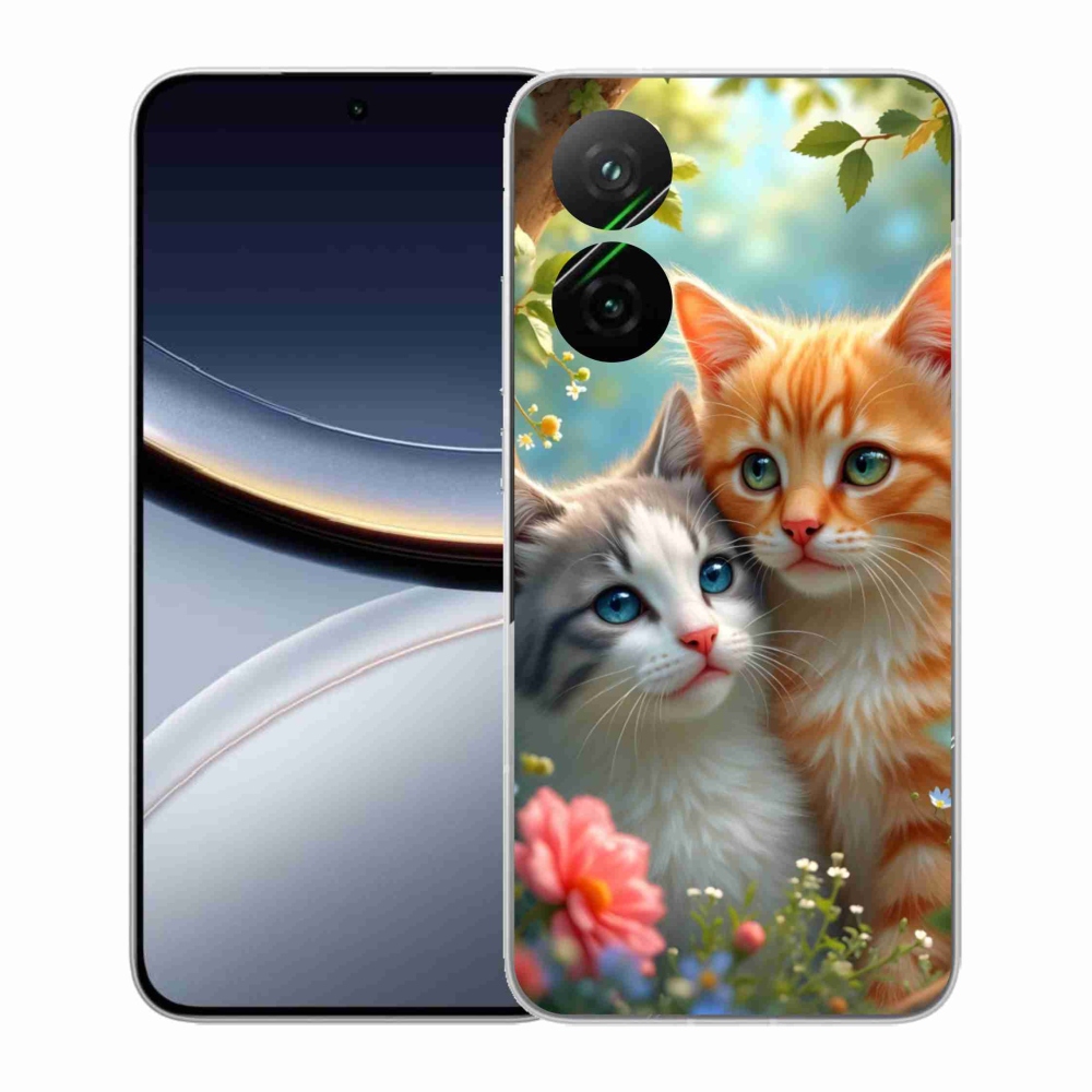 Gélový kryt mmCase na Xiaomi Poco F7 5G - mačacia láska 2