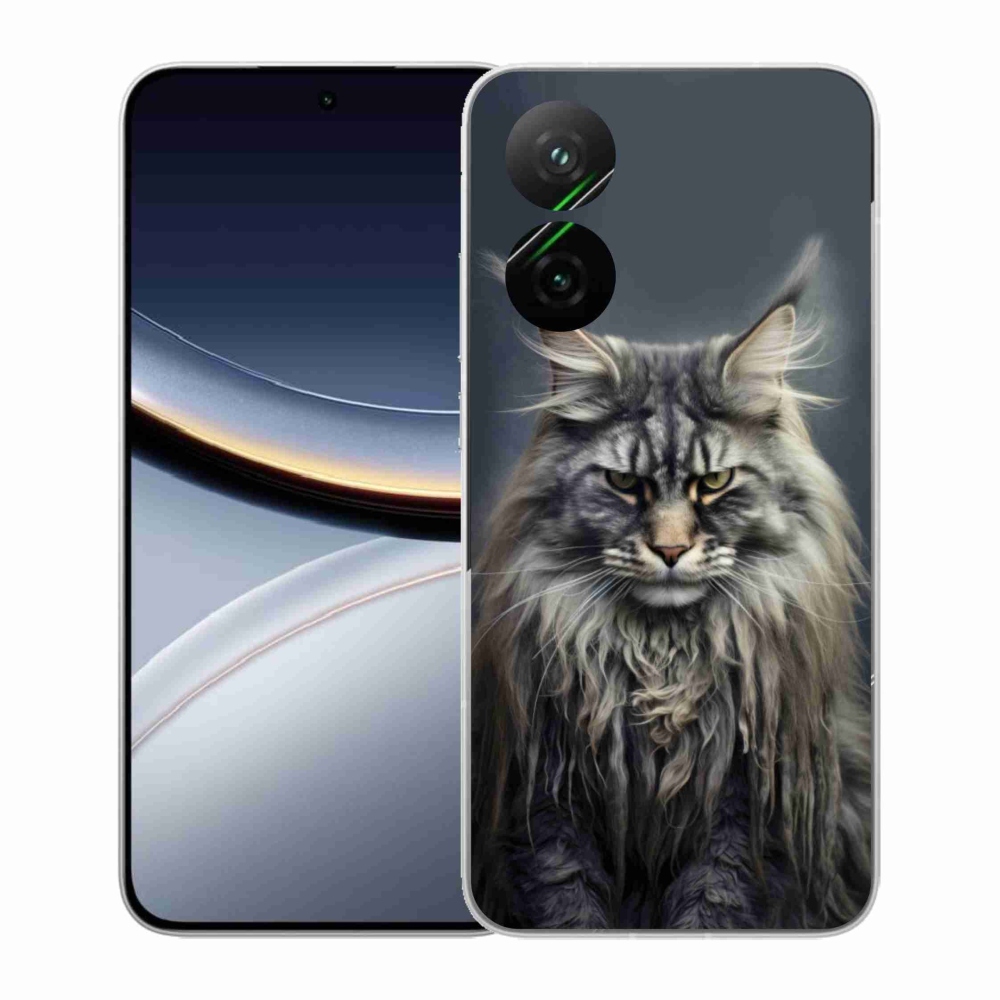 Gélový kryt mmCase na Xiaomi Poco F7 5G - mačacie pohľad 4